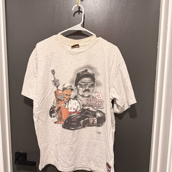 Nascar Graphic Tee Dale Earnhardt 90s Vintage - White Sz XL - Picture 3 of 5